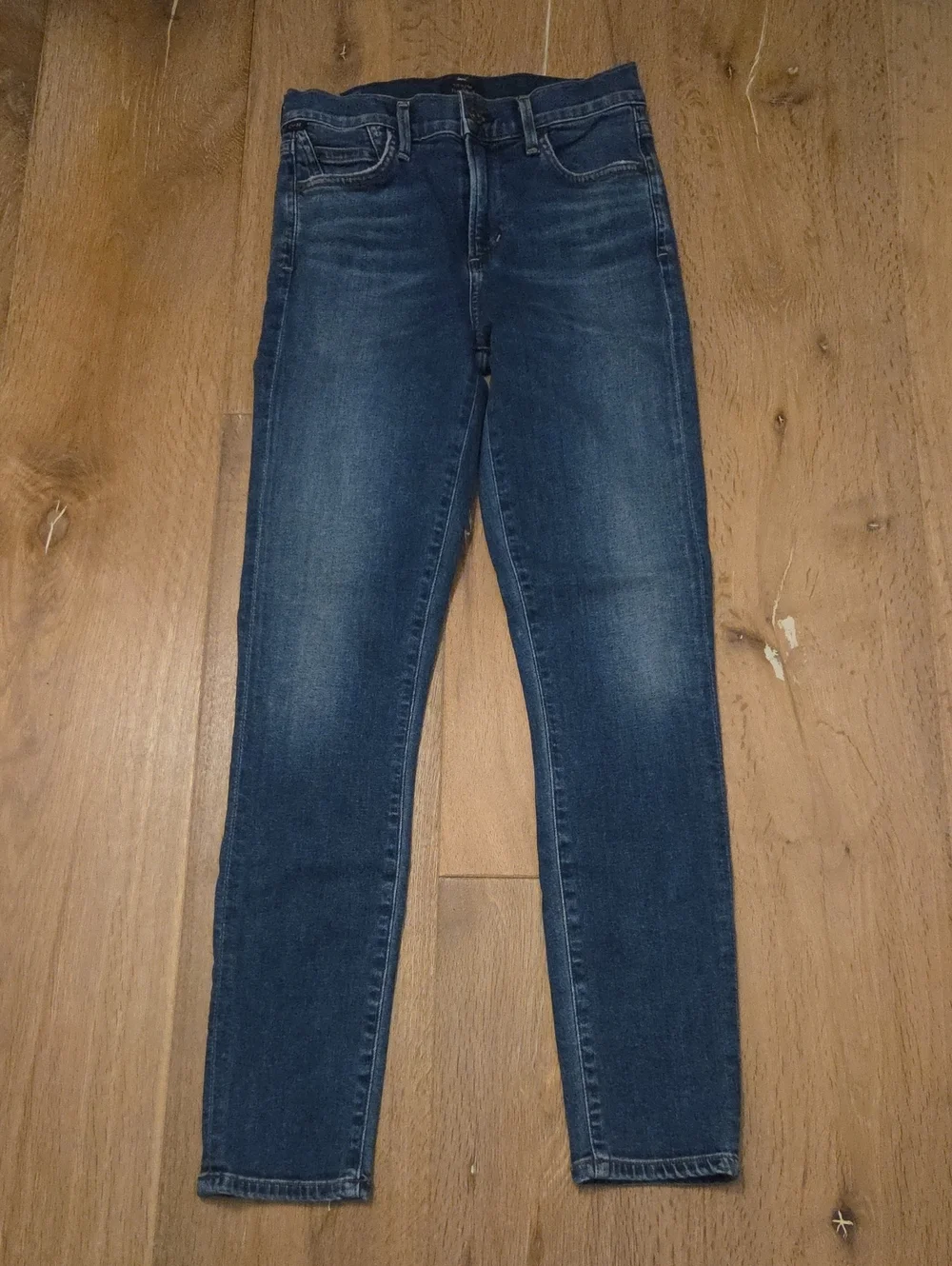Citizens of Humanity Rocket Ankle High Rise Skinny Blue Denim Jeans 25